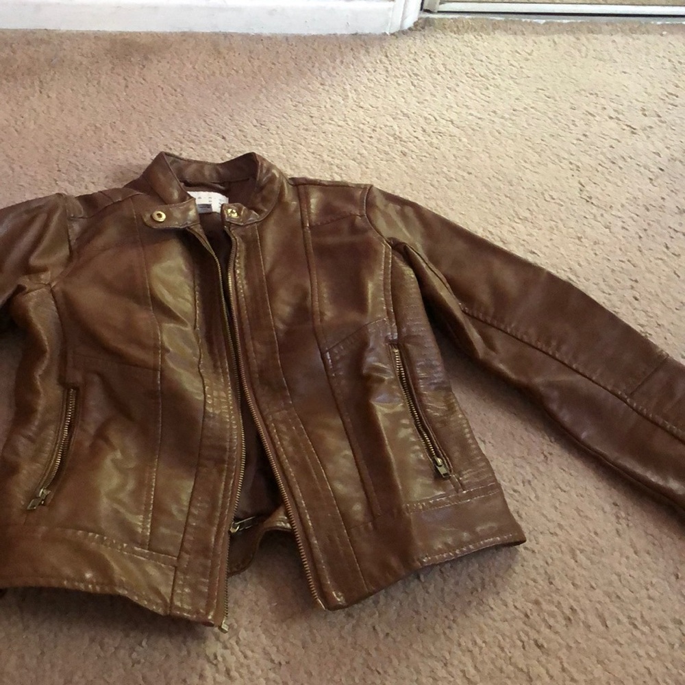 XS Brown Target A New Day, “leather jacket”